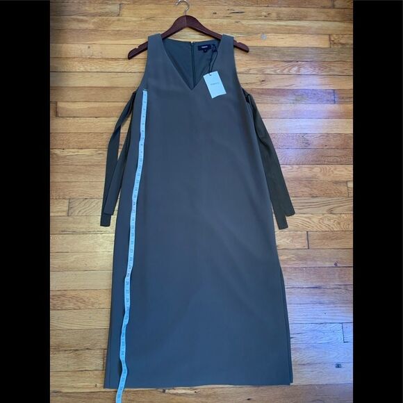 Theory Dark Green Dress - Picture 5 of 11